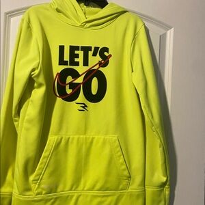 Nike Kids Yellow Hoodie - Let's Go Design
